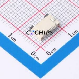 FPC-0.5FX-9PWCR-H20 FFC/FPC Connector SMD,P=0.5mm,Horizontal Mount Connector Flip Cover Type Bottom Contact 9P 0.5mm - Product Image 2