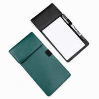 Porte-ordinateur de table en cuir PU pour restaurant, couverture personnalisée en cuir pour menu et factures pour restaurants