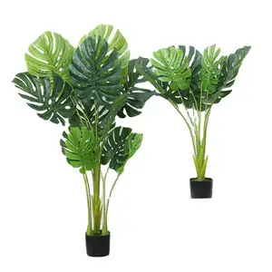 Artificial Plant Ficus Pine Fake For Home Decoration Decor Palm Banana For Decoration Outdoor Indoor Gold Artificial Tree