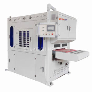 800mm PLC金属除去金属バーのプロ用自動研磨アルミニウムデバーリングブラッシングマシン - Product Image 1