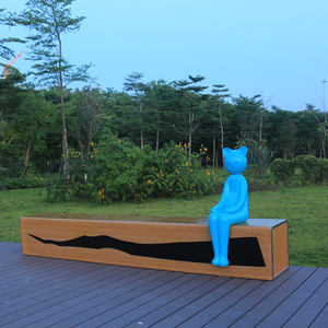 Custom Animal Shaped FRP Modern Luxury Portable Outdoor <b>Chairs</b> Sculptural Seating for Airports Malls Hotels <b>Gardens</b> Parks - Product Image 3