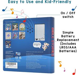 Historias bíblicas cristianas 13 historias y oraciones <span class=keywords><strong>para</strong></span> los más pequeños Libros musicales <span class=keywords><strong>para</strong></span> niños pequeños - Product Image 6