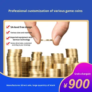Customized <b>Game</b> Coins Arcade Tokens Anti-Counterfeit <b>Smart</b> Coins Points Coins Doll Machine Copper Coins Plush Toy Machine - Product Image 3