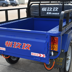 Tricycle de transport électrique à 3 roues pour adultes Vente en gros Heavy Duty 1.1m Vélo de livraison alimenté par batterie 60v Voltage Type de carrosserie fermée - Product Image 5