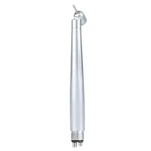LXG60 Manufacturer Direct Sale Dental 4 Holes Air Turbine 45 Degree Stainless Steel High Speed LED Handpiece Implant Dental
