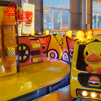 Mini-Parc de Montagnes Russes Électrique Portable pour Enfants, Équipement de Parc d'Attractions en Acier, Manège pour Enfants