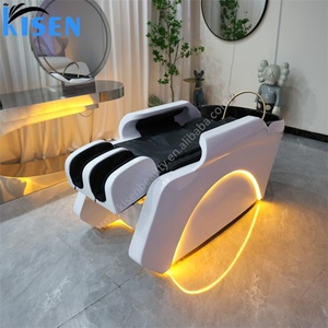 Kisen Hola Shampoo <b>Massage</b> Bed Electric Luxury Modern Salon Hair Wash Machine Chair Whole <b>Set</b> Head Spa Equipment Optional Color - Product Image 2