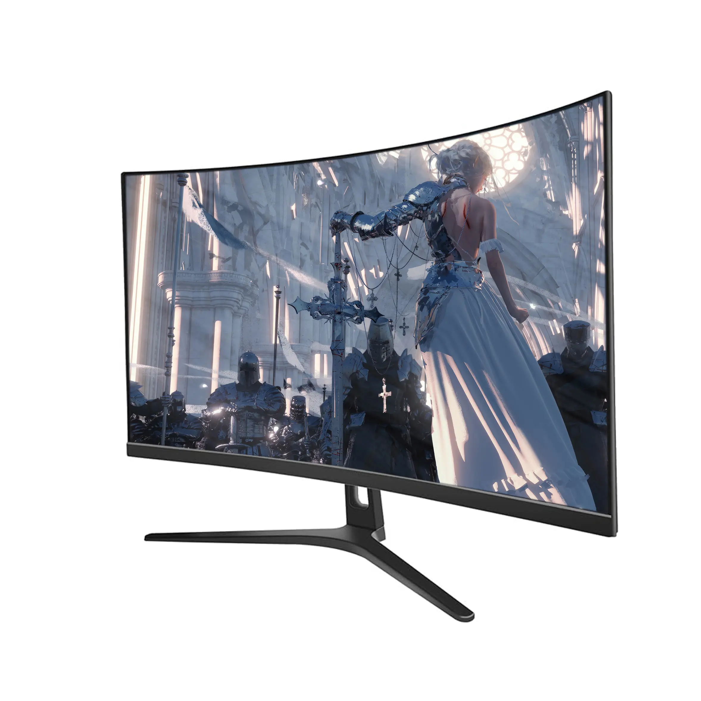 Monitor curvo para juegos de 180Hz, monitores de computadora FHD 1080P 1800R, 1ms(GTG) con FreeSync 27 icnh