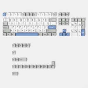 Tastiera meccanica Tastiera Tasto Tasto Tasto Tasto a Tasto 128 Tasto Bianco Blu Grigio Universale - Product Image 6
