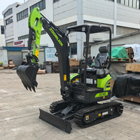 Promotion : Excavatrice sur chenilles Zoomlion ZE18G 1870 kg avec moteur et pompe pour travaux de génie hydrotechnique et de démolition