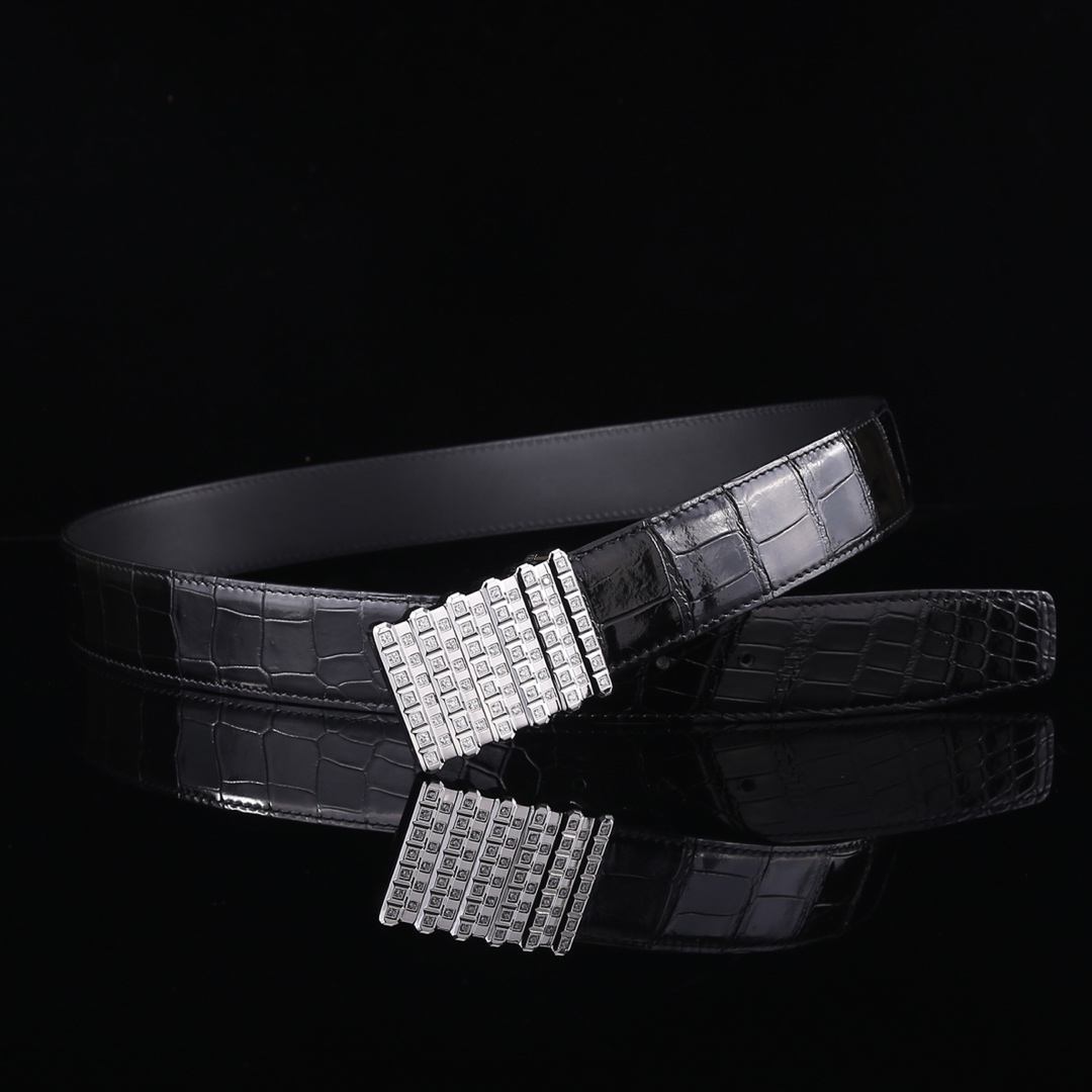 หัวเข็มขัดสีเงินคลาสสิก