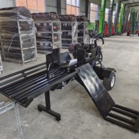 Machine professionnelle à fendre le bois de 30 tonnes avec élévateur de bûches