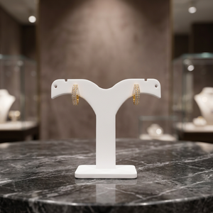 Pendientes de Aro Redondos de Diamantes Naturales en Oro de 14K Hechos a Medida, Alta Calidad, 0.60 CTS, Chapados en Rodio, para Boda o Compromiso - Product Image 3