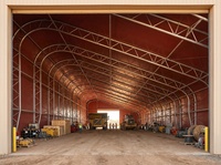 Structure de stockage en tissu pour le football, abri, conteneur, hangar, entrepôt, tente, abri certifié en membrane PVC, en acier galvanisé