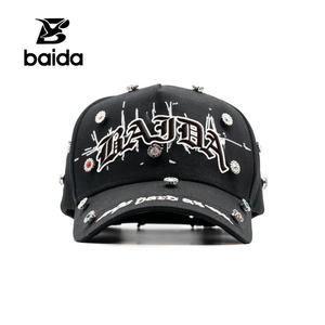 Gorras Personalizadas al por Mayor G5 Thirty-one 31 Gorra de Béisbol de 5 Paneles de Algodón con Pedrería Floral - Product Image 1