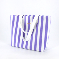 Sac fourre-tout de luxe en tissu éponge doux pour femme, grand sac de rangement pour voyage et shopping, sac fourre-tout promotionnel avec bandes personnalisées