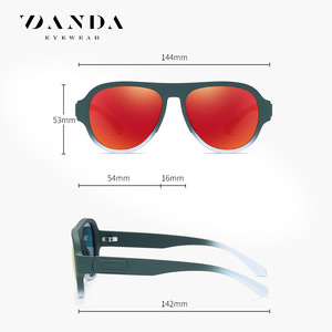Danda <b>Sunglasses</b> Tr90 Frame TAC Lens UV400 Polarized Men Outdoor Driving Cycling Gray - Product Image 3