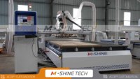Machine de découpe et de rainurage CNC surdimensionnée 2100mm*8000mm pour portes d'entrée en bois