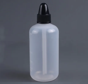 Hochwertige 250ml LDPE Kunststoff Quetschbare Nasen wasch reiniger Flasche Blue Lid Bulk Großhandel - Product Image 5