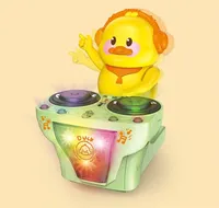 Jouet pour bébé canard électrique dansant DJ Little Yellow Duck, jouet pour bébé de 0 à 8 ans