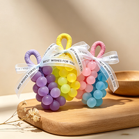 Savon parfumé transparent en forme de grappe de raisin, macaron, couleurs vives, boîte cadeau pour invités de mariage, vente en gros disponible