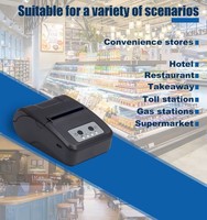 NORGEE OEM ODM Printer Mini Portabel 58mm Nirkabel untuk Ponsel, Pencetak Stiker, Struk, Tiket, Tagihan, Thermal Langsung