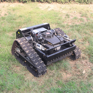 CE EPA Approved All Terrain Grass Cutting Machine Agriculture Rubber Tracks <b>Remote</b> <b>Control</b> <b>Robot</b> Lawn Mower - Product Image 6