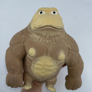 Juguete Antiestrés de Gorila de Plástico Blando, Novedad, Divertido, para Apretar y Estirar, con Agarre Manual, de Animales - Product Image 4