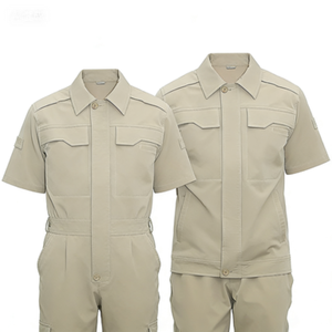 Uniforme <span class=keywords><strong>de</strong></span> travail léger à manches courtes pour les travailleurs agricoles, chemises <span class=keywords><strong>de</strong></span> travail personnalisées pour hommes, respirantes pour une utilisation estivale - Product Image 3