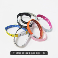 Bracelet tissé extensible NFC RFID avec logo personnalisé, étanche, 13,56 MHz, pour billet d'événement
