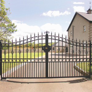 Porte d'entrée coulissante moderne simple <span class=keywords><strong>en</strong></span> fer forgé <span class=keywords><strong>pour</strong></span> la maison - Product Image 2