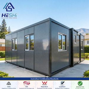 Maison préfabriquée extensible de 30 à 40 pieds, conforme aux normes australiennes, pour suite d'hôtes ou logement secondaire, 4 chambres, petite, isolée, mobile, type bungalow - Product Image 1