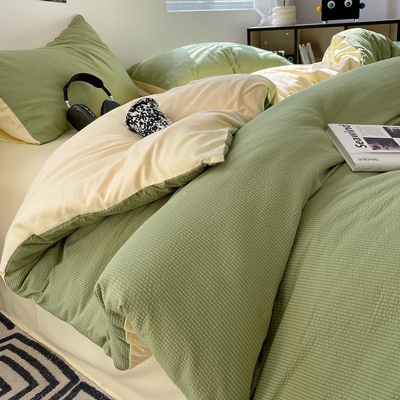 Vert matcha crème jaune