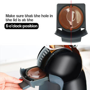 Cápsula de Café Reutilizable y Recargable con Filtro de Acero Inoxidable, Libre de BPA, Ecológica, para Dolce Gusto Genio2 <span class=keywords><strong>Piccolo</strong></span> - Product Image 3