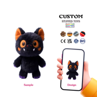 Boneka Hewan Lucu Desain Imut dengan Logo Kustom, Super Lembut, Isi Kapas PP, Layanan OEM ODM, Produk Laris