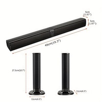 Barre de son TV BS36, haut-parleur de cinéma maison, caisson de basses, haut-parleurs sans fil Bluetooth, son surround 3D, barre de son stéréo, puce DSP, centre musical