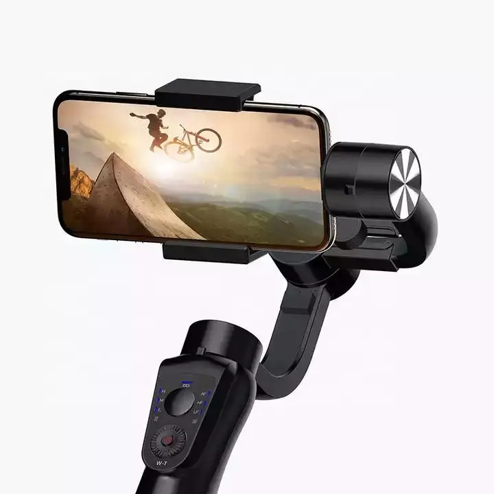 Xintan المصنع مباشرة جديد المحمولة الذكية الهاتف المحمول Gimbal مع استقرار Selfie عصا ترايبود مع مصباح ليد الفيديو