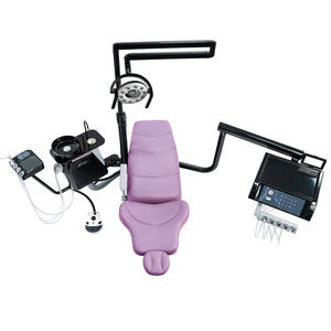 Nuova unità dentale completa serie SP nera con spututa girevole in vetro e Cush in microfibra resistente ai graffi - Product Image 2