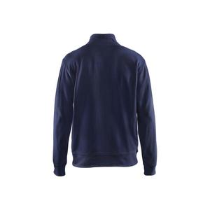 BLAKLADER - 337111588900XL Sweat avec zip intégral Bleu marine-EAN 7330509465899 WORK HOODIES - Product Image 2