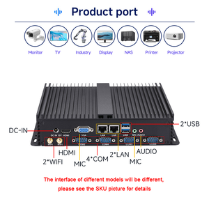 <span class=keywords><strong>Intel</strong></span> <span class=keywords><strong>Core</strong></span> I3 <span class=keywords><strong>I5</strong></span> I7 4300u 4500u 5005u 5300u 5500u 6300u 7100u 7300u 8350u 8550u 1005g1 1065g7 Kiosken Fanless Industriële Mini Pc - Product Image 4