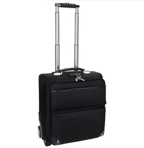 2023 Hot Sale Alta Qualidade Poliéster Bagagem Sacos com Spinner Wheel Trolley Unisex Travel Suitcase com Bloqueio para Homens