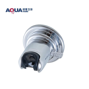 2024 Aquamate usine pas de perçage sans clou salle de bain Chrome support de douche ABS plastique ventouse support de douche réglable - Product Image 4