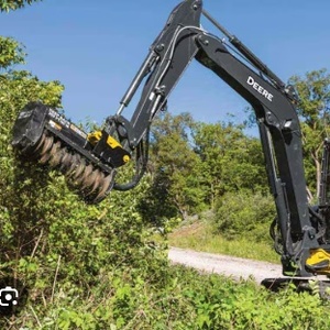 Cargador Frontal para Tractor WIGON <span class=keywords><strong>Schlegel</strong></span>, Accesorio de Trituración, Minicargador con Trituradora Forestal - Product Image 1