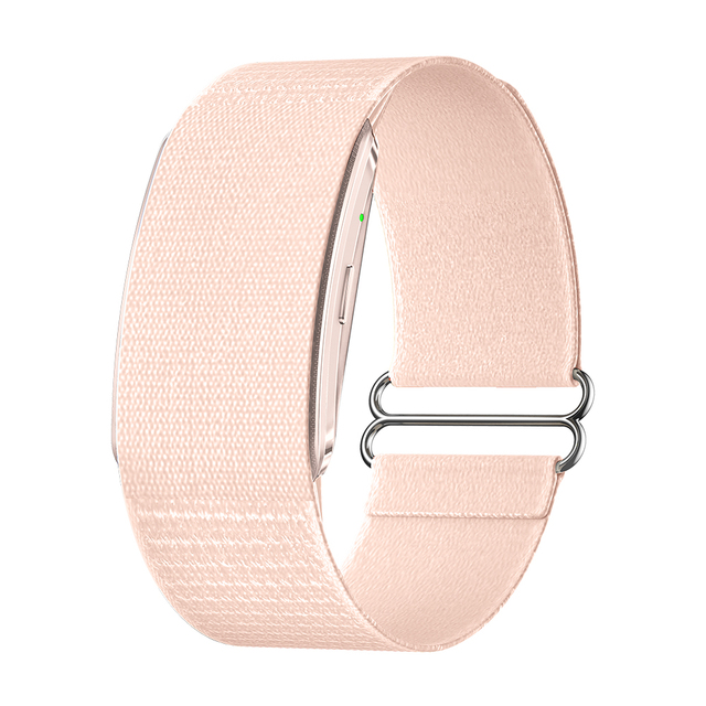 TKYUAN Ultra-Thin Six-axis G-Sensor Metal Smart Bracelet Screenless Fitness Tracker for Women Men Heart Rate Body Temp IP68