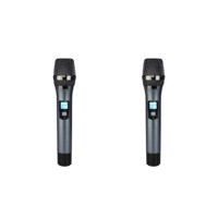 Soundmark K-300 Mikrofon Genggam Nirkabel Hemat Biaya Konstruksi Paduan Logam Baterai AA Rentang Frekuensi 630-690MHz Jangkauan 80m