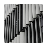 Fabricant de persiennes solaires en aluminium Lames de persiennes aveugles Pare-soleil en aluminium