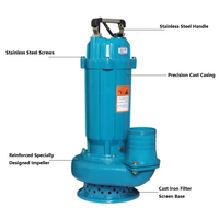 Système de pompe à eau submersible SN 370W 1 pouce, marque OEM, portable et anticorrosion, durable