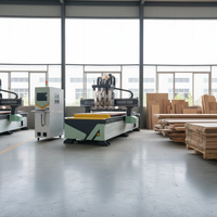 Machine de gravure et de découpe CNC pour meubles, portes en bois, gravure 3D, fabrication de panneaux publicitaires en acrylique