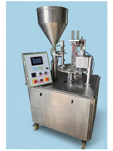 Máquina Semiautomática para Envasado de Vasos con Ajustes Digitales de Volumen para Sellado de Vasos de Lassi, Curd, Shrikhand y Yogur - Product Image 4