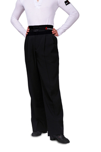 2025 nuevo traje de baile de <span class=keywords><strong>Salsa</strong></span> para hombre, conjunto de camisa y pantalones latinos elásticos para actuación - Product Image 5